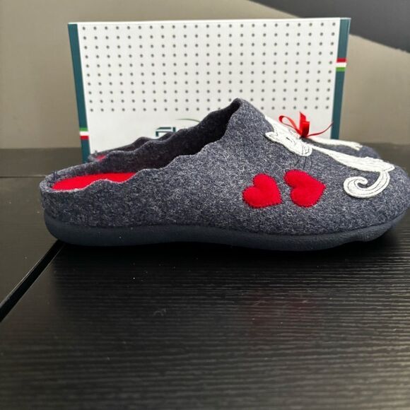 Spring Step, Flexis Penelopie Indoor Outdoor Slipper, Woman’s, Navy, 40/9, NWT - Picture 9 of 13